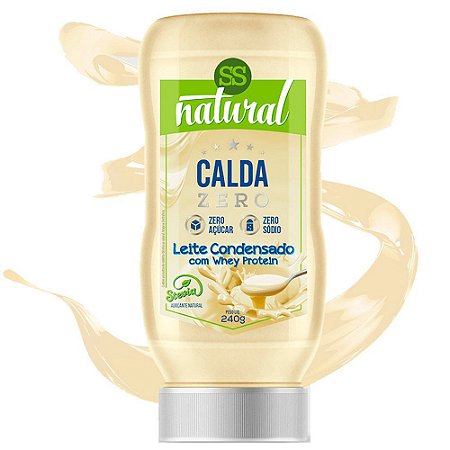 Calda Zero Leite Condensado c/ Whey Protein 240g - Natural SS