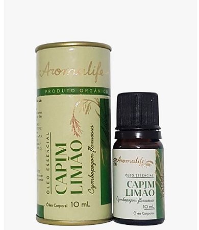 Óleo Essencial Capim Limão 10ml - Aromalife