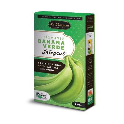 Biomassa de Banana Verde Organica Integral - 250g