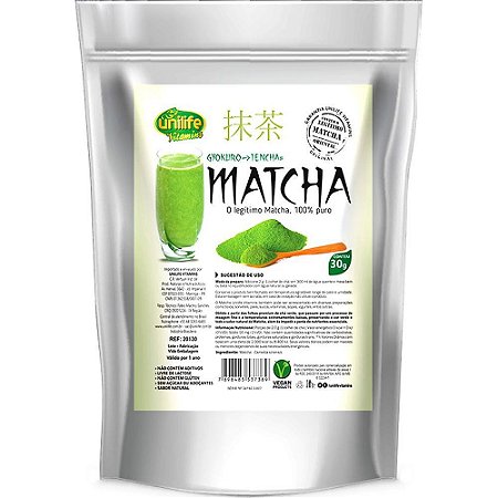 Matcha Puro Vegano 30g - Unilife