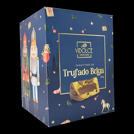 Panettone Trufado Belga 800g - Vidolce