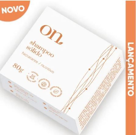 Shampoo Sólido Hidratante Nutritivo 80g - On