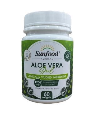 Aloe Vera Gel 60 caps 1200mg - Sunfood