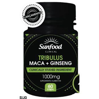 Tribulus + Maca + Ginseng 60caps 1000mg - SunFood