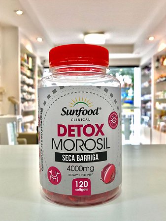 Detox Morosek Seca Barriga 4000mg 120caps - Sunfood
