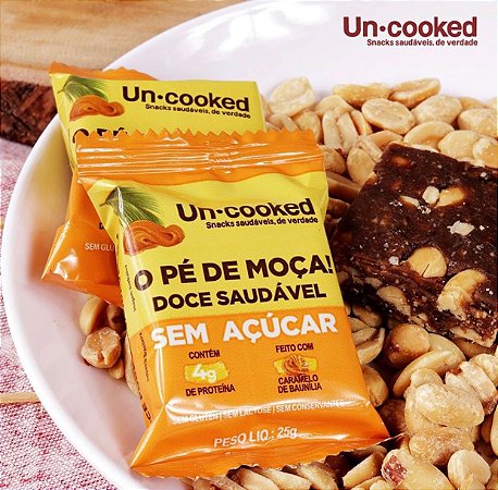 Pé de Moça s/ Açúcar 25g - Uncooked