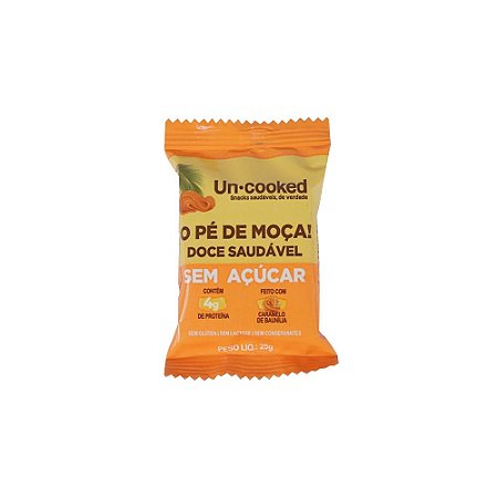 Pé de Moça s/ Açúcar 25g - Uncooked