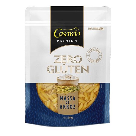 Macarrão Penne Zero Glúten 500gr - Casarão