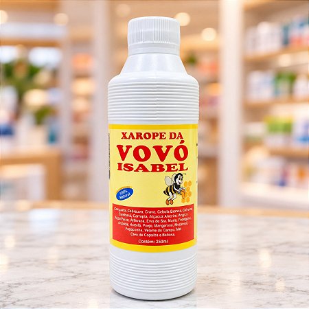 Xarope da Vovó Isabel 250ml (Fiber) - Vida Ervas