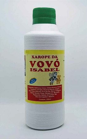 Xarope da Vovó Isabel 250ml - Vida Fiber