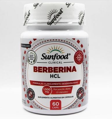 Berberina HCL 1500mg 60caps - Sunfood