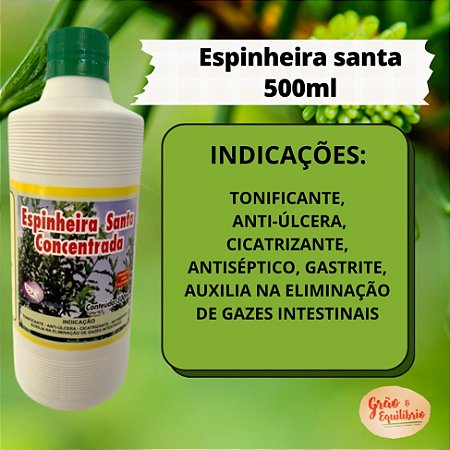 Espinheira Santa Concentrada 500ml - Vida Fiber