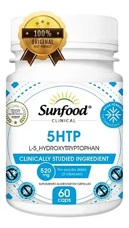 5 HTP 520mg 60caps - Sunfood