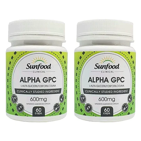Alpha GPC 600mg 60caps - Sunfood