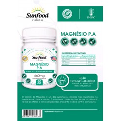 CLORETO DE MAGNESIO P.A 60 CAPS 660MG SUNFOOD