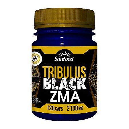 Tribulus Black + ZMA 2200mg 120 cápsulas - Sunfood