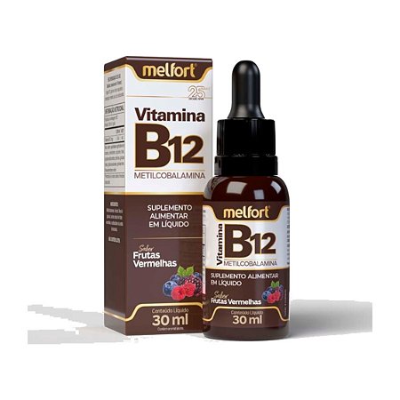 Vitamina B12 em Gotas 30ml - Melfort