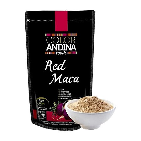 Maca Peruana Vermelha em Pó 100g - Color Andina
