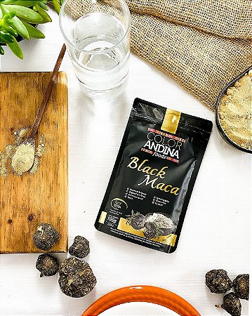 Black Maca em Pó Vegana 100g - Color Andina