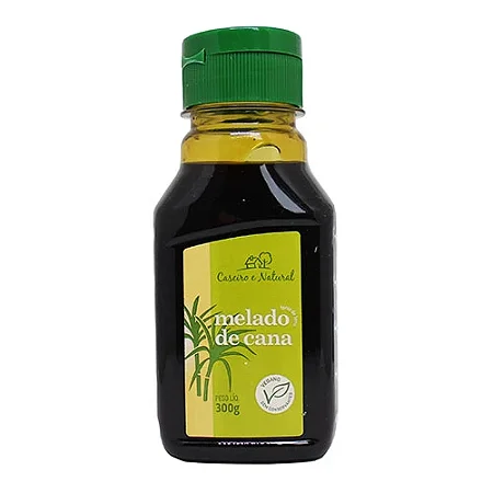 MELADO DE CANA BISNAGA DE 300 ML -CASEIRO E NATURAL