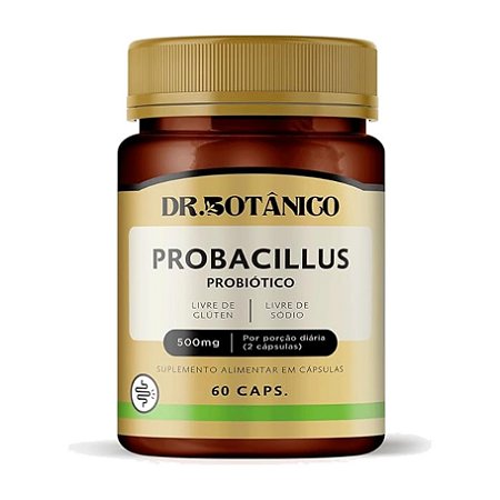 Probacillus Probiótico + Prebiótico 500mg 60 cápsulas - Dr. Botânico