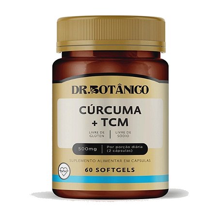 Cúrcuma com TCM 500mg 60caps - Dr. Botânico