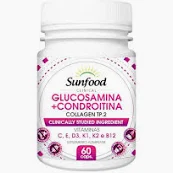 Glucosamina Condroitina + Collagen Tp. 2 60caps 1082mg - Sunfood