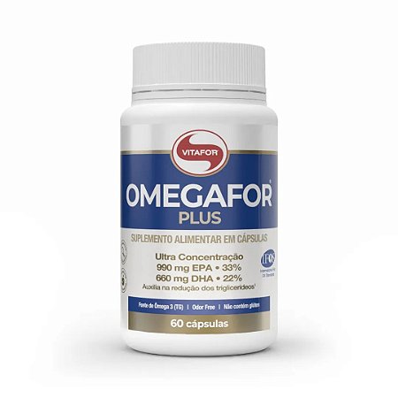 Omegafor Plus 1000mg 60 cápsulas - Vitafor