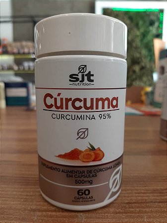 Cúrcuma - Curcumina 95% - 60 caps 500mg - SJT