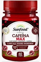 CAFEINA MAX 60 CAPS 1500MG SUNFOOD