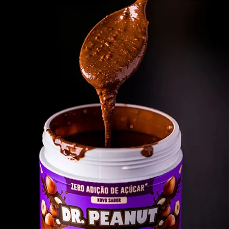Pasta de Amendoim Avelã 600g - Dr. Peanut