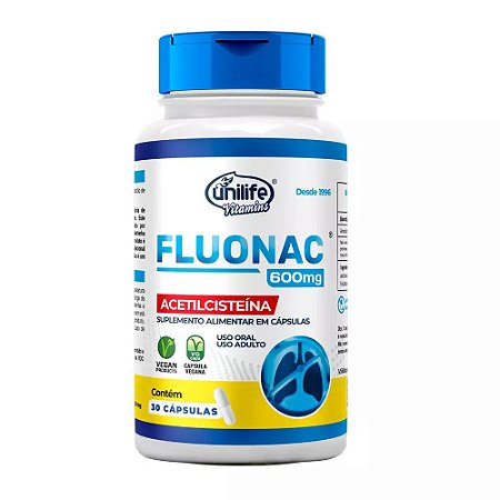 Fluonac 600mg 30 Caps Unilife