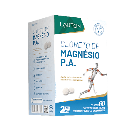 Cloreto de Magnésio 500mg 60 cápsulas - Lauton Clinical Series