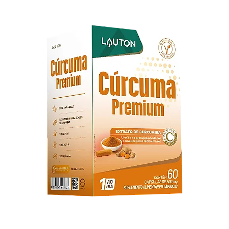 Cúrcuma Curcumina 130mg Clinical Series 60 cápsulas - Lauton