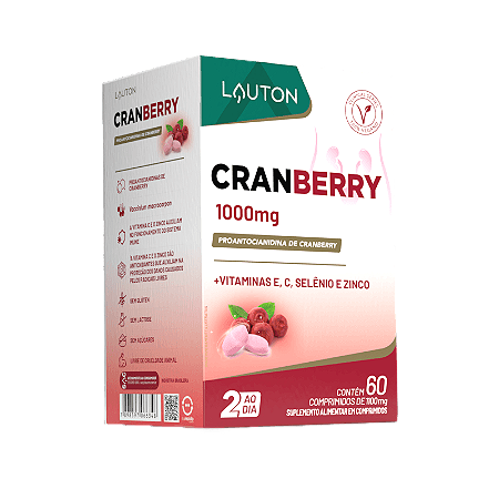 Cranberry Premium 1000mg Clinical Series 60 comprimidos - Lauton