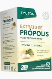 EXTRATO DE PROPOLIS 60 CPS (CLINICAL SERIES) - LAUTON