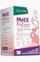 METILFOLAX L-METILFOLATO 600MCG+12+B6+E CLINICAL 60 CPS - LAUTON
