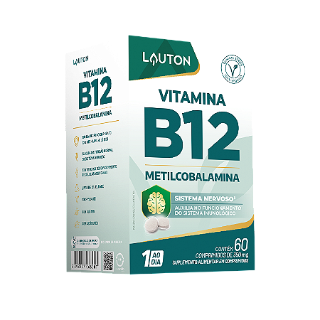 Vitamina B12 9,94mcg Clinical Series 60 comprimidos - Lauton