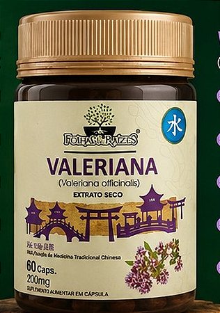 Valeriana Extrato Seco 60 Caps - Folhas e Raízes