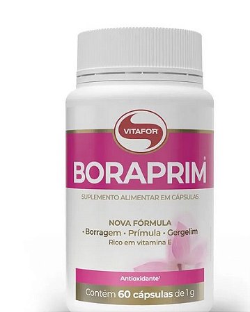 BORAPRIM 60 CAPSULAS 1000MG (CONTEUDO )- Vitafor