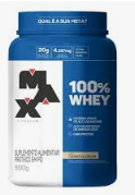 WHEY 100% 900G COOKIES E CREAM PT MAX TITANIUM