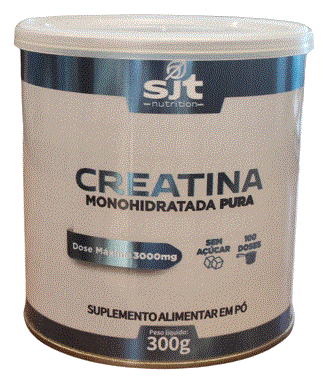 Creatina monohidrata 100% pura 300grs - SJT - BNT