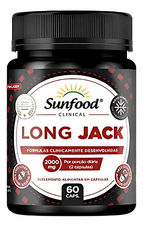 Long Jack 600mg 60caps - Sunfood