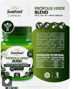 Própolis verde Blend + vit c+Vit d3+ zinco 60 cáps. SUNFOOD