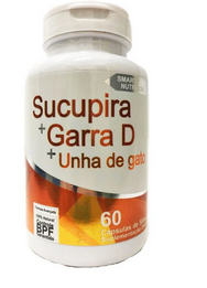 4E SUCUPIRA + UNHA DE GATO +GARRA D 60 CAPS
