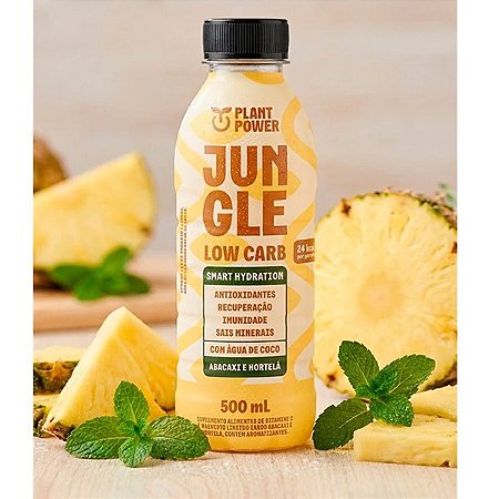 Isotônico Jungle Low Carb Abacaxi e Hortelã 500ml - Plant Power