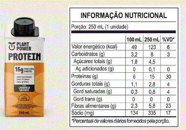 ALIMENTO ERVILHA PLANT POWER PROTEIN CARAMELO SALGADO 12X250ML