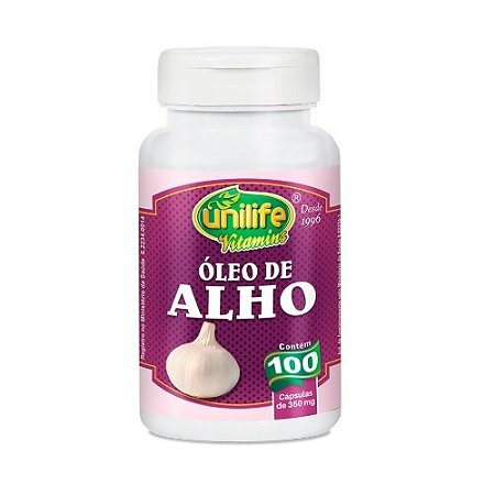 Óleo de Alho 350mg 100 cápsulas - Unilife