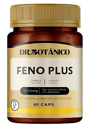 Feno Plus Feno Grego, L-Arginina e Guaraná 60caps - Dr. Botânico