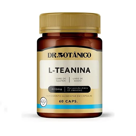 L-Teanina 400mg 60 cápsulas - Dr. Botânico